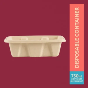 750ml (25.36 fl oz) Rectangle Container